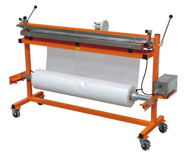 Ripack Multicover 960 E electric impulse shrink film sealer with film roll