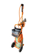 Ripack 936 V5 gas cylinder trolley with arm holding hose and heat gun