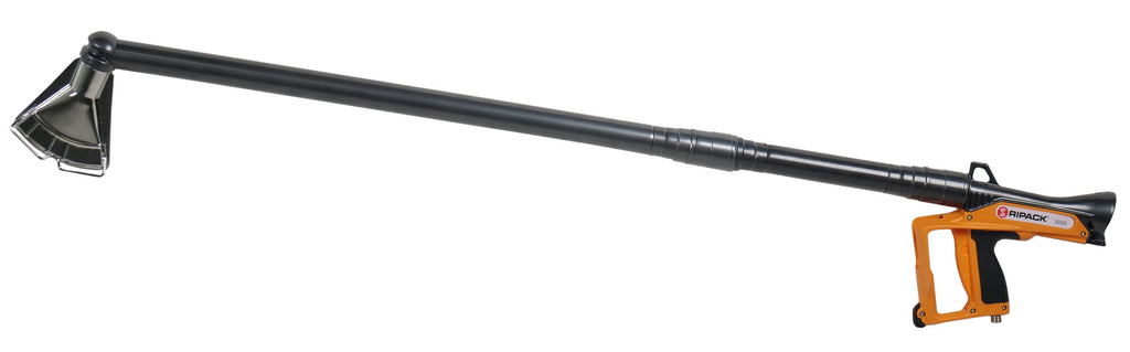 Ripack Combo 4-9 extension pole fitted to a Ripack heat shrink gun