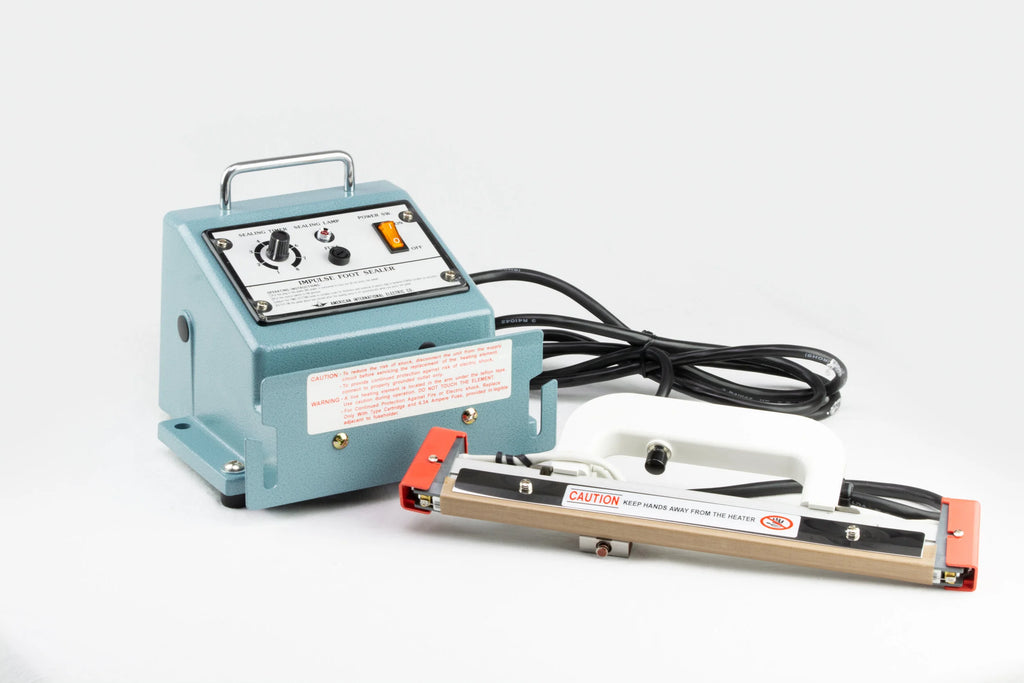 AIE-800PI portable I-bar shrink wrap system controller and hand-held 32-inch sealer