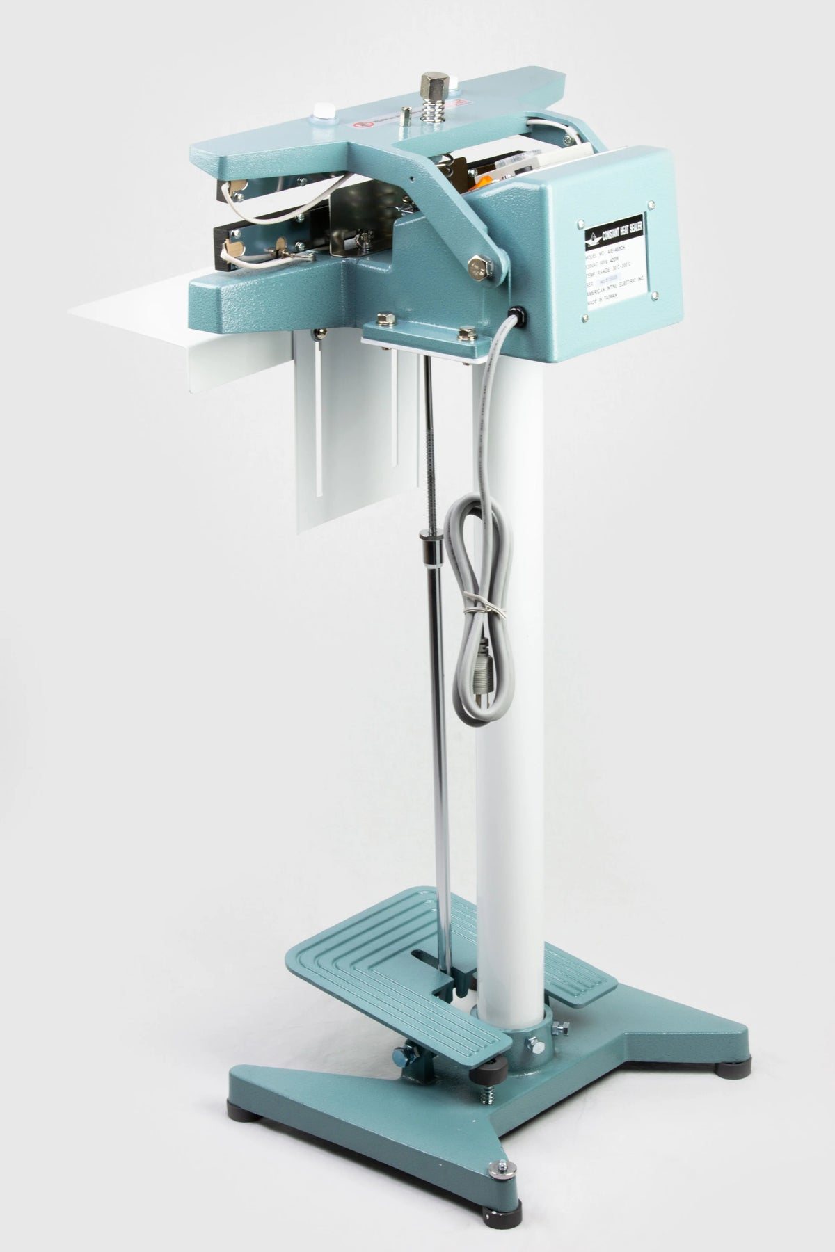 AIE-602CH 24-inch double constant heat foot sealer, rear view