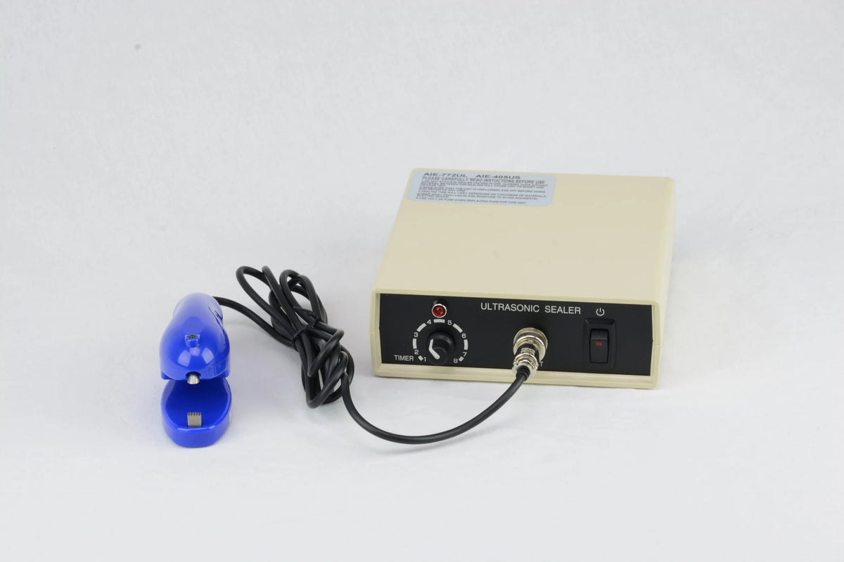 AIE-405US portable ultrasonic clamshell sealer with hand unit and control box