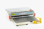 AIE455FCE stainless steel digital impulse sealer with trimmer, front view