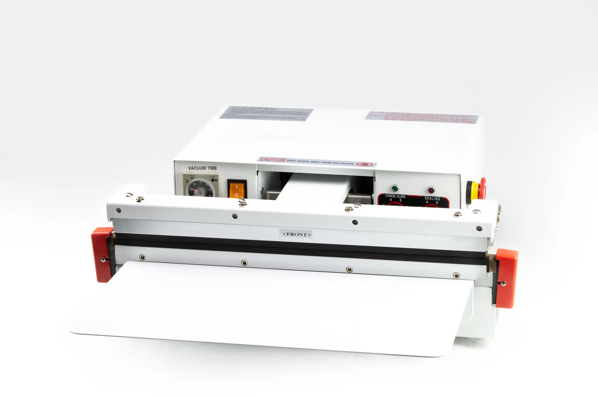 AIE VA Series nozzle vacuum impulse sealer, front view