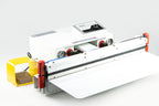 AIE GSD Series gas flush double seal vacuum sealer with gauges, foot pedal and work table