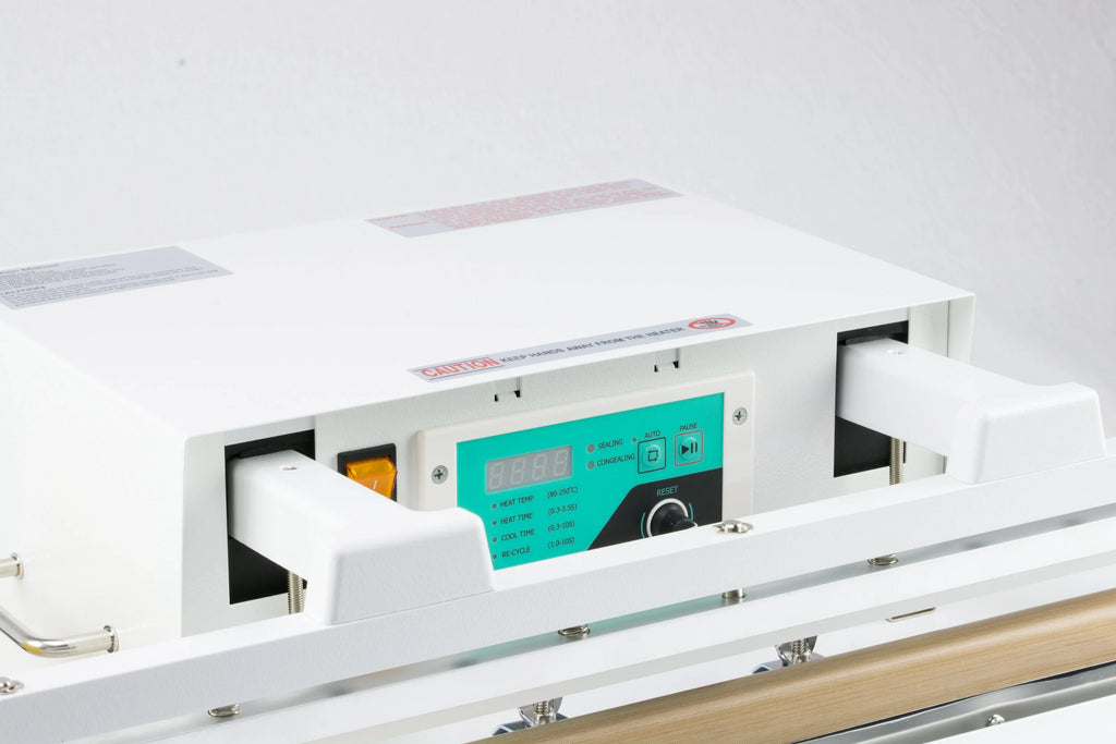 AIE-805AS 32-inch digital temperature automatic impulse sealer digital temperature display, close-up