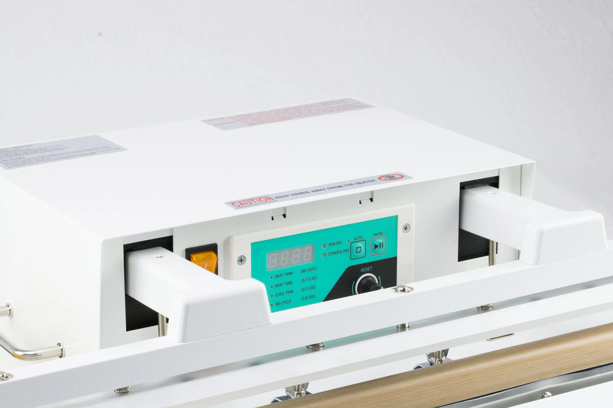 AIE-805AS 32-inch digital temperature automatic impulse sealer digital temperature display, close-up