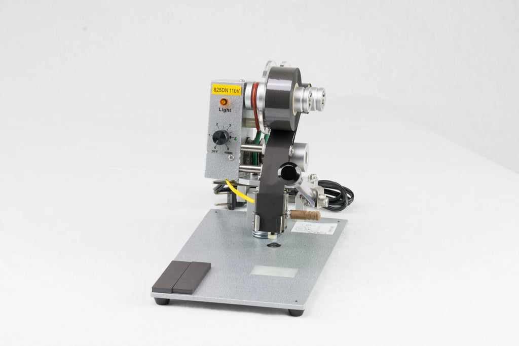 AIE DHH 3-line manual hot stamp imprinter, front view