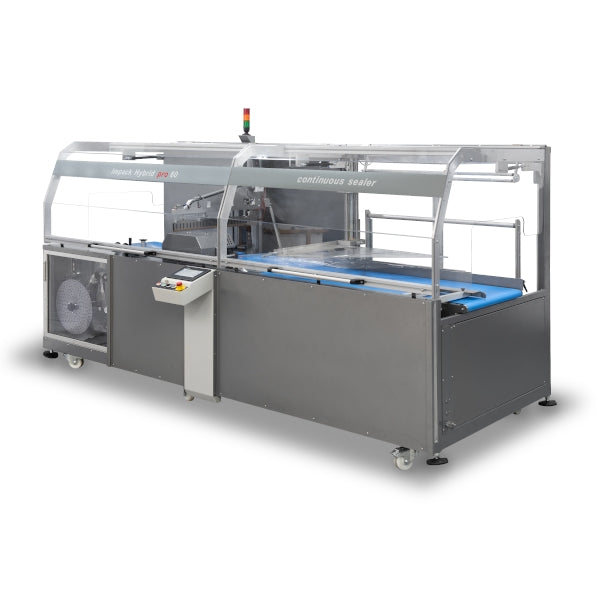 Maripak IMPACK HYBRID 60 automatic side sealer for tall products with safety guards