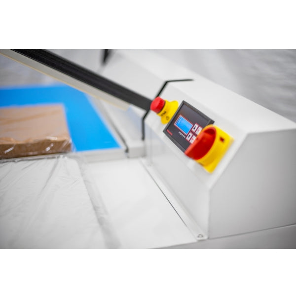 Maripak LMC series semi-automatic L-bar sealer for the LMC 9565-M (LMC 58/44 shown), control panel close-up
