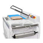 Maripak LMC series semi-automatic L-bar sealer for the LMC 9565-M (LMC 58/44 shown), film cradle and roll