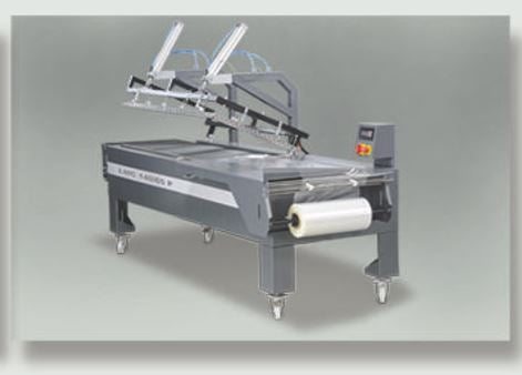 Maripak LMC-P 14065P L-bar sealer with film roll at the front