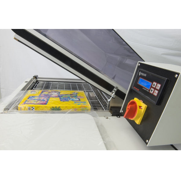 Maripak Compack 5800i control panel with digital display next to the open hood