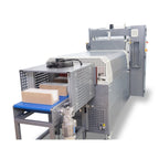 Maripak Multimac D 100 infeed conveyor with cartons entering the sealing section