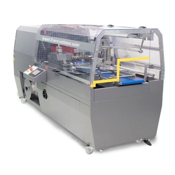 Maripak SYMPACK 35 side sealer with safety guards and touchscreen