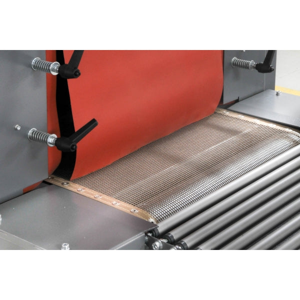 Maripak Diamond T-80 tunnel curtain and conveyor belt with airflow levers