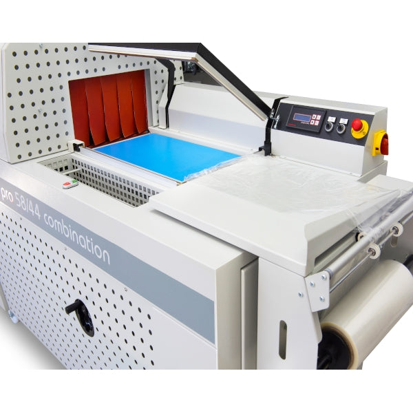 Maripak TMC Pro 5844-M sealing table, control panel and film roll