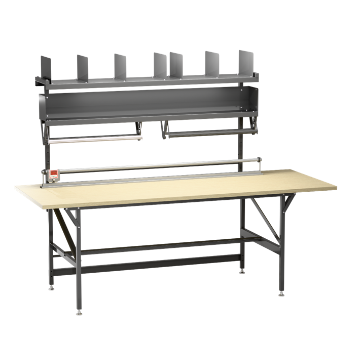 Bulman A670 Deluxe Packing Table, 96″ × 36″ – view 2