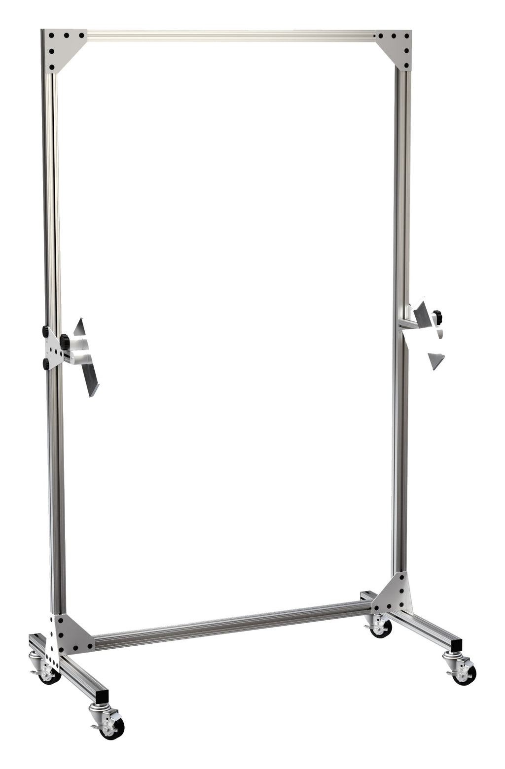 AmeriVacS multi-position stand without machine, on casters