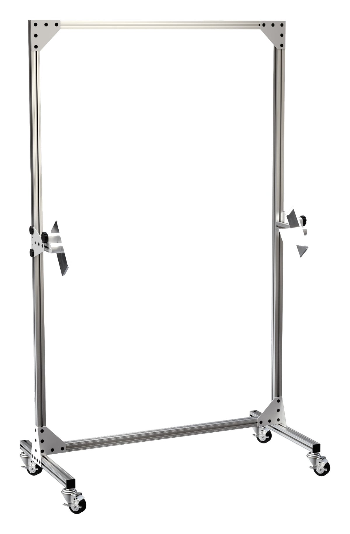 AmeriVacS multi-position stand without machine, on casters