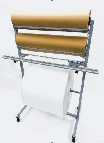 Bulman T368-60H Ergo Packing Rack, 3 High – shown with the optional 397 caster set