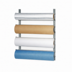 Bulman T293 Four High Wall Paper Rack – view with paper and film rolls