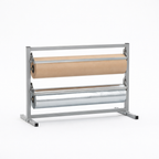 Bulman T367R Two Deck Tower Paper Rack – view with paper and film rolls